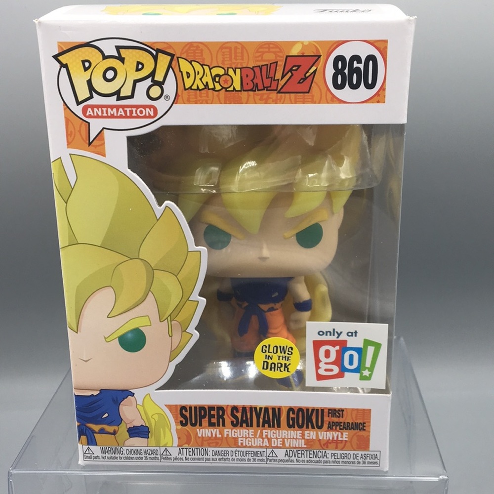 860 Dragon Ball Z Goku Glow In Dark Funko Pop